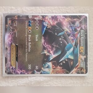 Pokemon Trading Card with Black and Blue Design